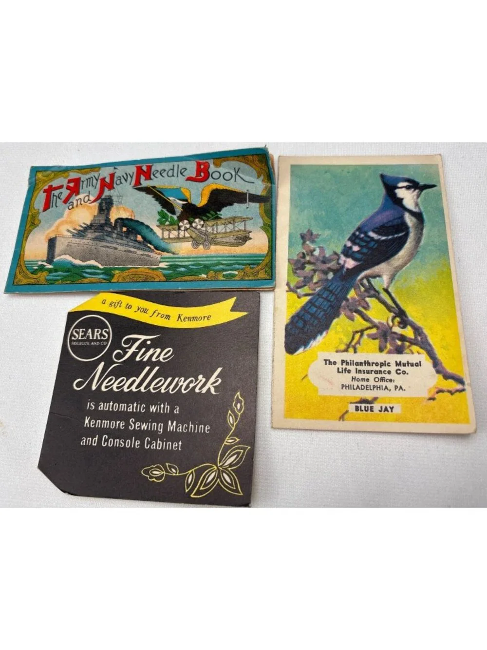 Sewing Needle Book Collection Army & Navy Graphics & Sharps Vintage